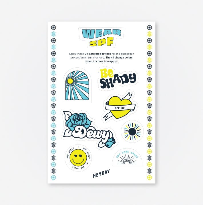 UV-Activated Temporary Tattoos