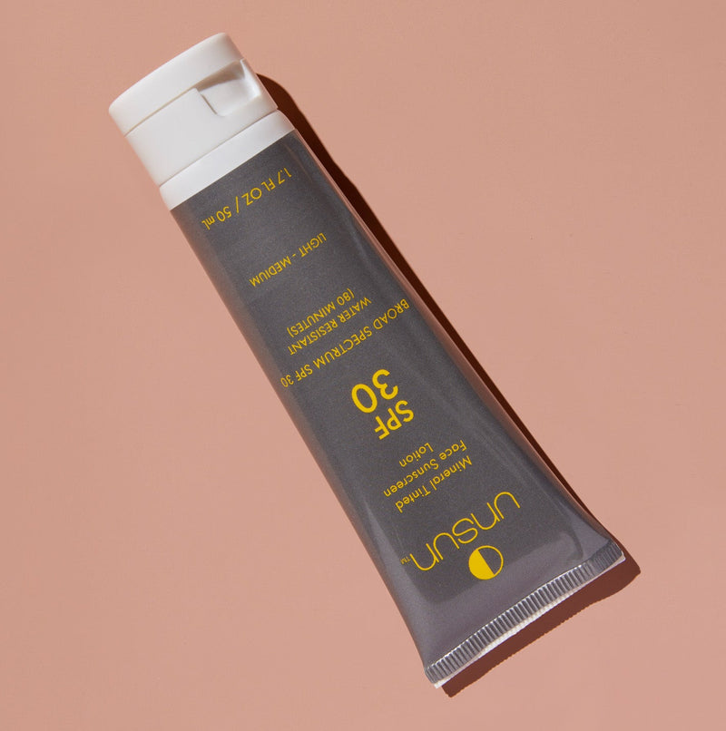 Mineral Tinted Face Sunscreen in "Light/Medium"