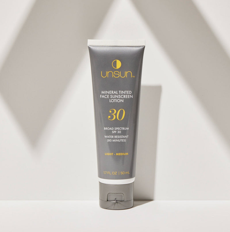 Mineral Tinted Face Sunscreen in "Light/Medium"